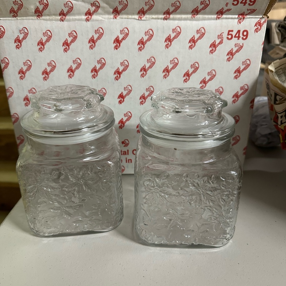 Fantasia Princess House Glass Storage Jars Set